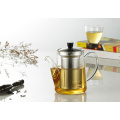 400,470,900,1200ml Glass Teapot with Stainless Steel Infuser & Lid, Borosilicate Glass Tea Pots Stovetop Safe